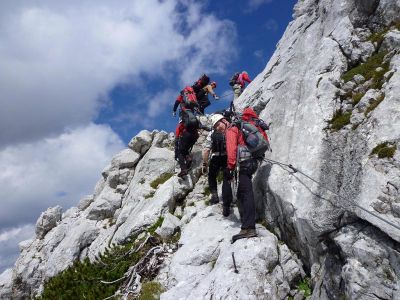 007-Dachsteingebirge - Kletterei auf dem Linzer Weg